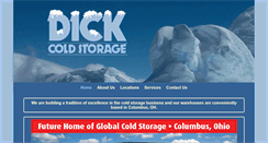 Desktop Screenshot of dickcoldstorage.com